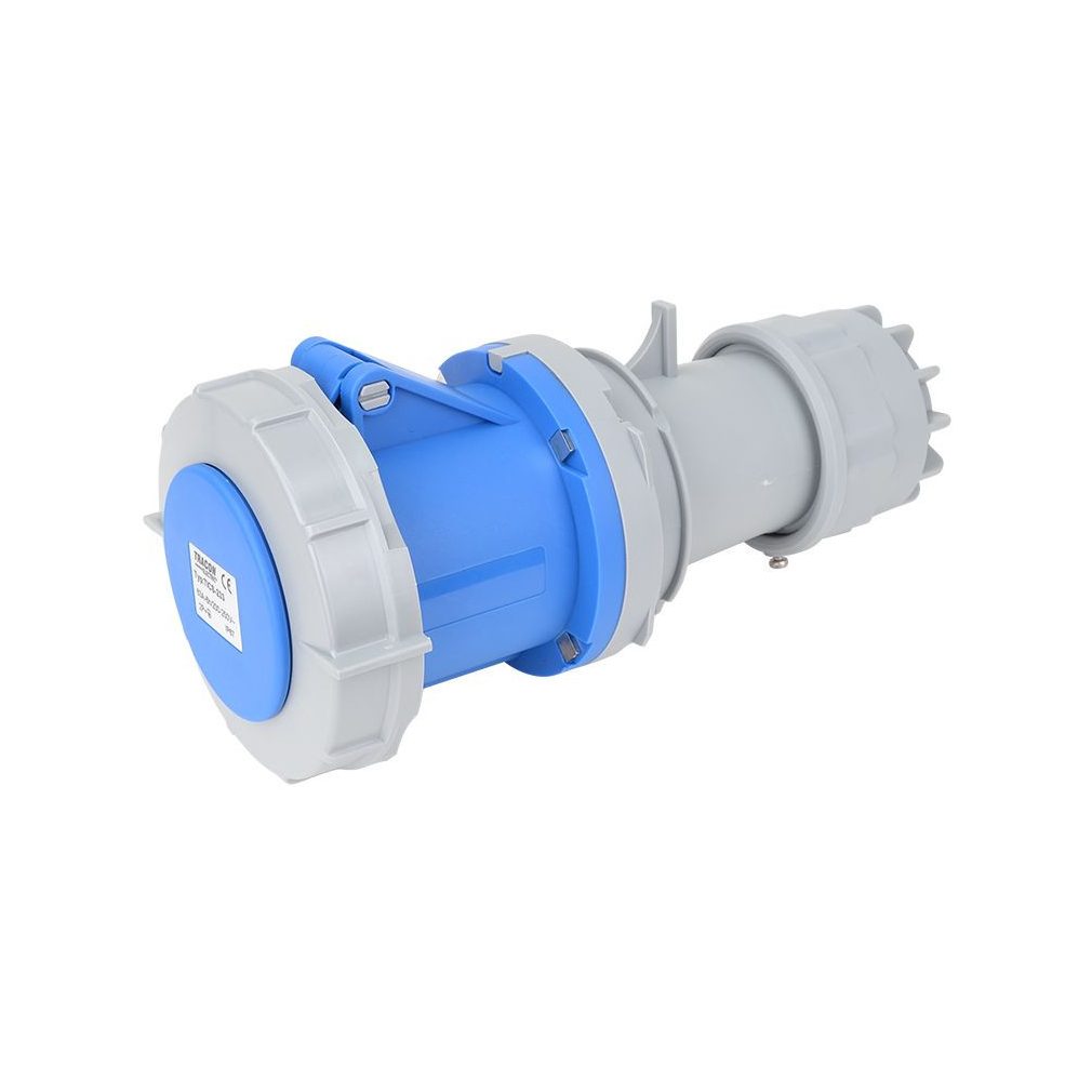 Conector industrial Tracon DAFH-632 3P 63A 250V IP67 conector cu balama TICS-233