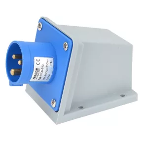   Conector industrial Tracon DFR-162 3P 16A 250V IP44 cu mufă fixabilă TICS-513