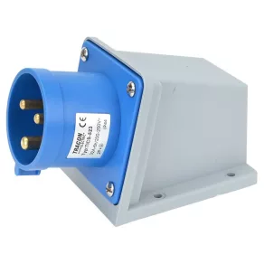   Conector industrial Tracon DFR-322 3P 32A 250V IP44 cu mufă fixabilă TICS-523