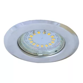   Corp de iluminat încastrat pentru spoturi, crom, max. 50 W, MR16, D = 82 mm, TLC-2C Tracon