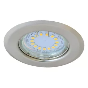   Corp de iluminat încastrabil pentru spoturi, crom mat, max. 50 W, MR16, D = 82 mm - Tracon TLC-2MC