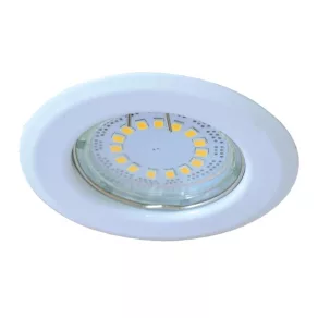  Corp de iluminat încastrat pentru spoturi, alb, max. 50 W, MR16, D = 82 mm, TLC-2W Tracon
