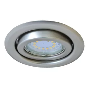   Corp de iluminat încastrabil pentru spoturi, crom mat, max. 50 W, MR16, D = 97 mm, TLC-6MC Tracon
