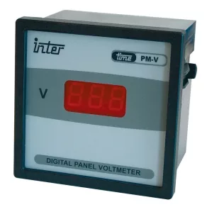   Voltmetru digital monofazat pentru curent alternativ, montare directă 72×72 mm, 500 V, ACVMD-72-500 Tracon