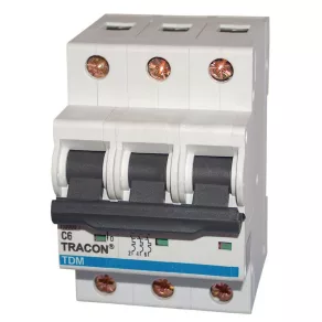 Întrerupător mic 3D 40 A 10 kA Tracon TDM-3D-40
