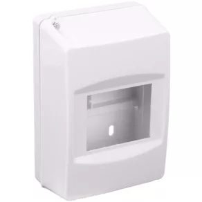   Tracon distribuitor mic de perete, cu 1 rând, 4 module, fără ușă, IP40, cu sigiliu de siguranță, EDFK-4/1ANP
