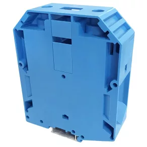   Bară de legătură la zero industrială, cu șurub, pe șină, albastră TSKA240-K 70-240 mm² 1000 V 415 A
