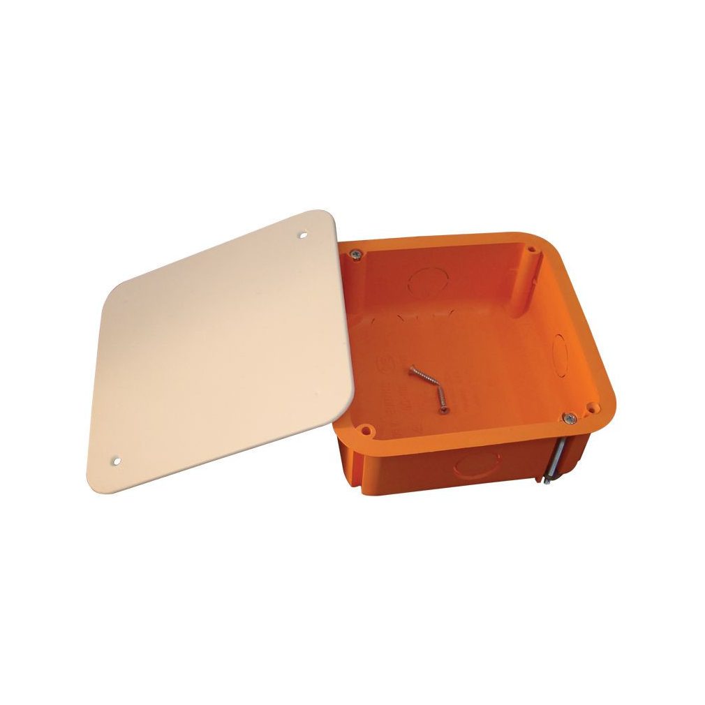 Tracon cutie de îmbinare pentru gips-carton 100x100x45mm, cu capac GD100