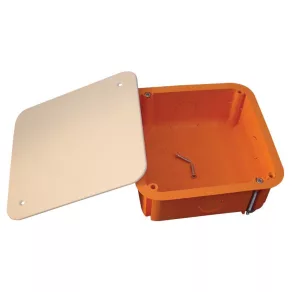   Cutie de racordare Tracon pentru gips-carton 100x100x45 mm, cu capac GD100