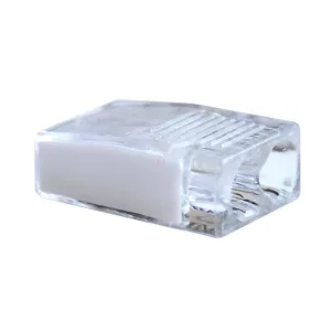   Conector pentru cabluri fără șuruburi, transparent, 2x0,5-2,5 mm², 16 A, RVO 2,5-2, Tracon