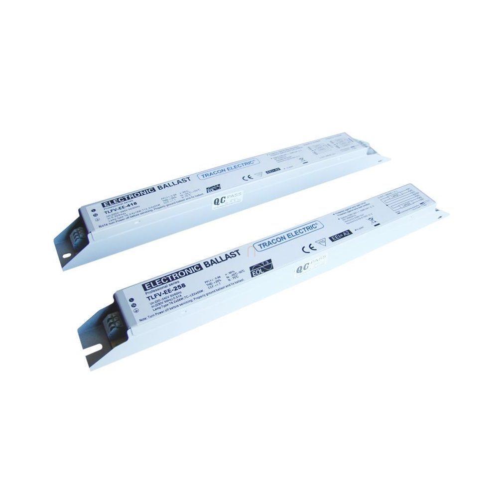 Elektronikus előtét T8 fénycsöves lámpatestekhez 220-240V, 50Hz, 4×18W, A2 TLFV-EE-418 Tracon