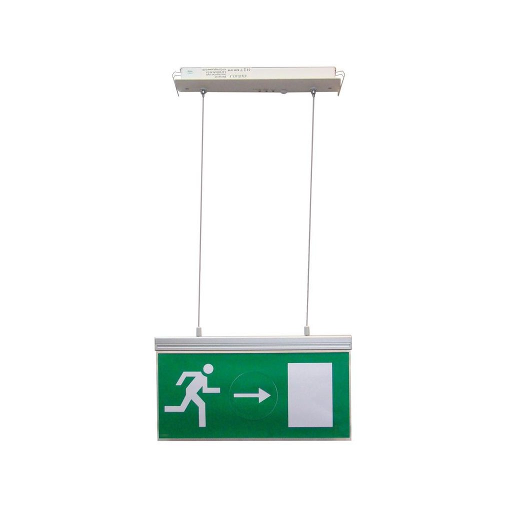 Tracon indicator de ieșire cu LED-uri luminoase și pictograme adezive Exit-03-J 18×LED, 3h, 3,6V / 900mAh, Ni-Cd