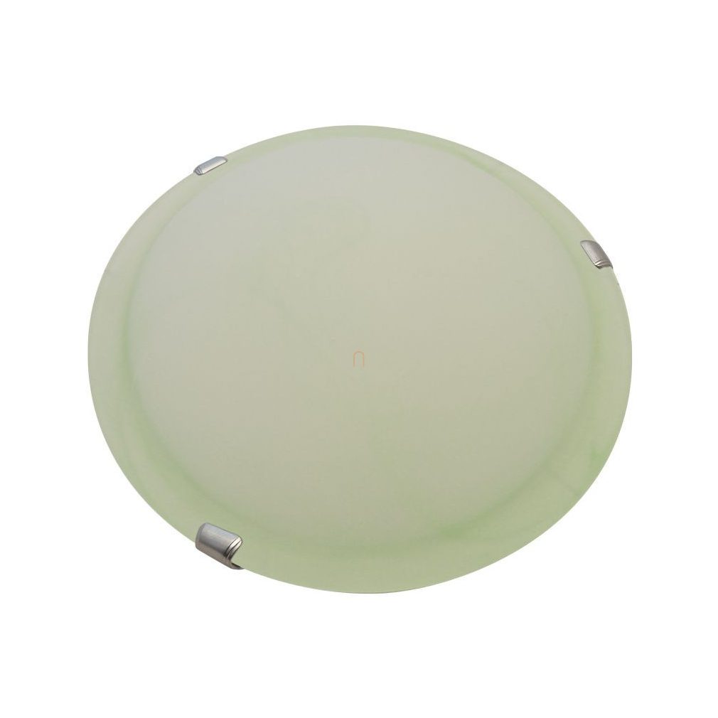 Üveg mennyezeti UFO lámpatest, zöld E27, max.1×60W, D=300 mm Tracon UFO-1-Z