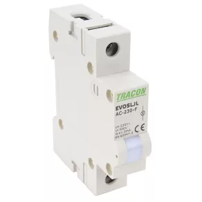 Lampă de semnalizare cu LED Tracon, albă SLJL-AC230-F