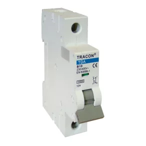 1C 1A 10 kA Mini-întrerupător Tracon TDA-1C-1