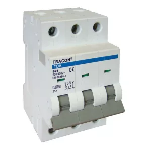 3C 32A 10 kA Tracon TDA-3C-32 întrerupător de mică putere