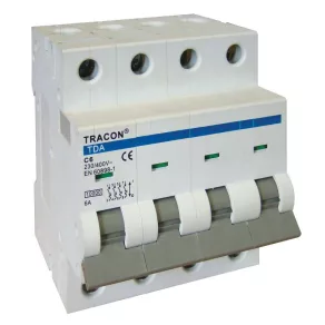4C 63A 10 kA Mini-întrerupător Tracon TDA-4C-63