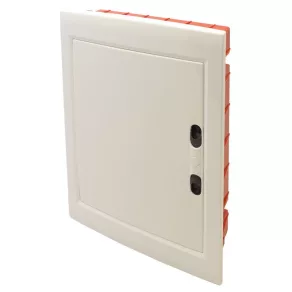   Tracon distribuitor mic, încastrat, cu 2 rânduri, 24 de module, cu ușă plină, IP40, fără șină, cu ușă plană EDSSN-12/2