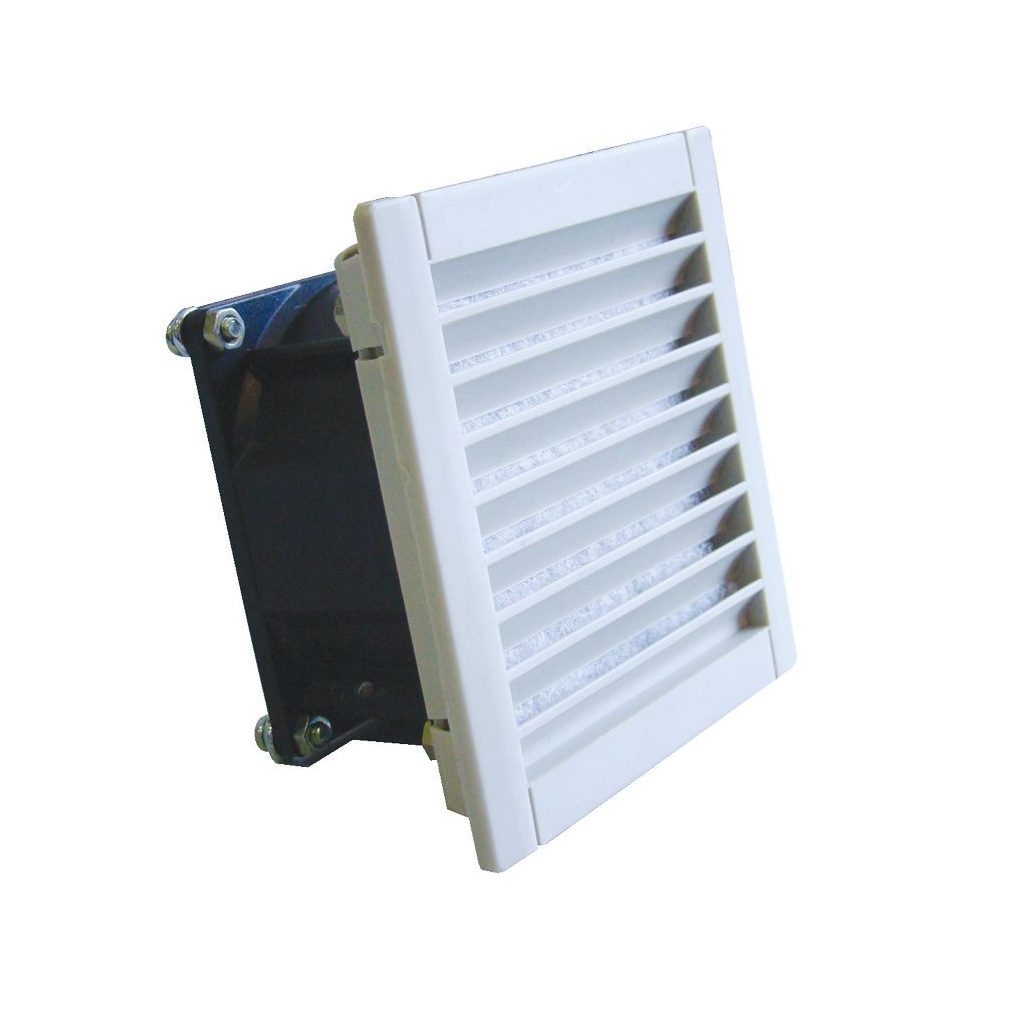 Ventilator de aerisire Tracon cu filtru 150×150 mm, 43/55 m3/h V43