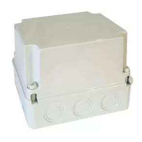   Cutie de joncțiune din plastic Tracon 190x145x140 mm cu capac înalt, IP55 MD191514