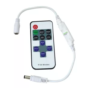   Unitate de control LED, mini, cu telecomandă, 5-24 VCC, 12 A, LED-RF-2 Tracon