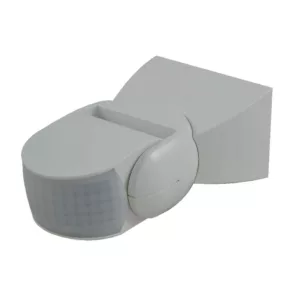   Senzor de mișcare Tracon, cu infraroșu, montare pe perete, unghi de 180°, rază de acțiune max. 12 m, interval de activare 10 s–7 min, IP65, 3–2000 lux TMB-115