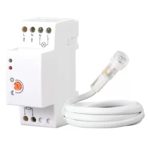  Comutator crepuscular 16 A/230 V, 2–100 lux, IP20 ALK-BOX Tracon