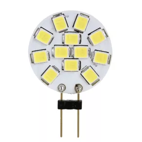   Sursă de lumină LED G4 de 2 W, 140 lm, 2700 K (alb cald), unghi de 180°, Ra80, 12 V c.a., LG4K2W Tracon