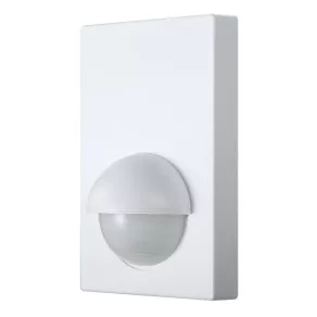   Senzor de mișcare Tracon, de perete, plat, alb, 180°, 1-12 m, 10 s-7 min, 3-2000 lux, IP44 TMB-016