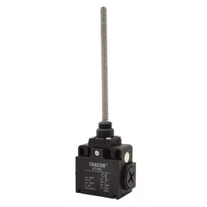   Comutator de poziție, cu tije cu arc (oțel) 1×NO+1×NC, 6 A, IP65 VT181 Tracon