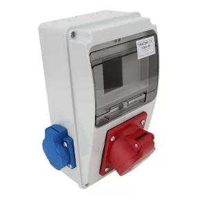   Cutie de joncțiune fără protecție, ieșiri: 2×SCHUKO + 1×16 A (3P+N+E) TDB01-6M
