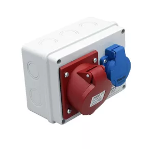   Cutie de joncțiune fără protecție Ieșire: 1×SCHUKO+1×16A (3P+N+E) TDB06-0M