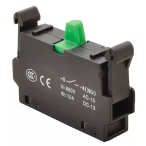   Unitate de contact Tracon pentru seria NYG(K)3 NO 1×NO, 5 A/230 V c.a.-15, 1 A/230 V c.c.-13 NYG3-CE1