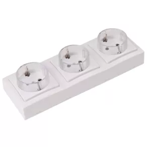 Priză triplă de exterior Tracon 3x16A IP20 TFKSCH-3