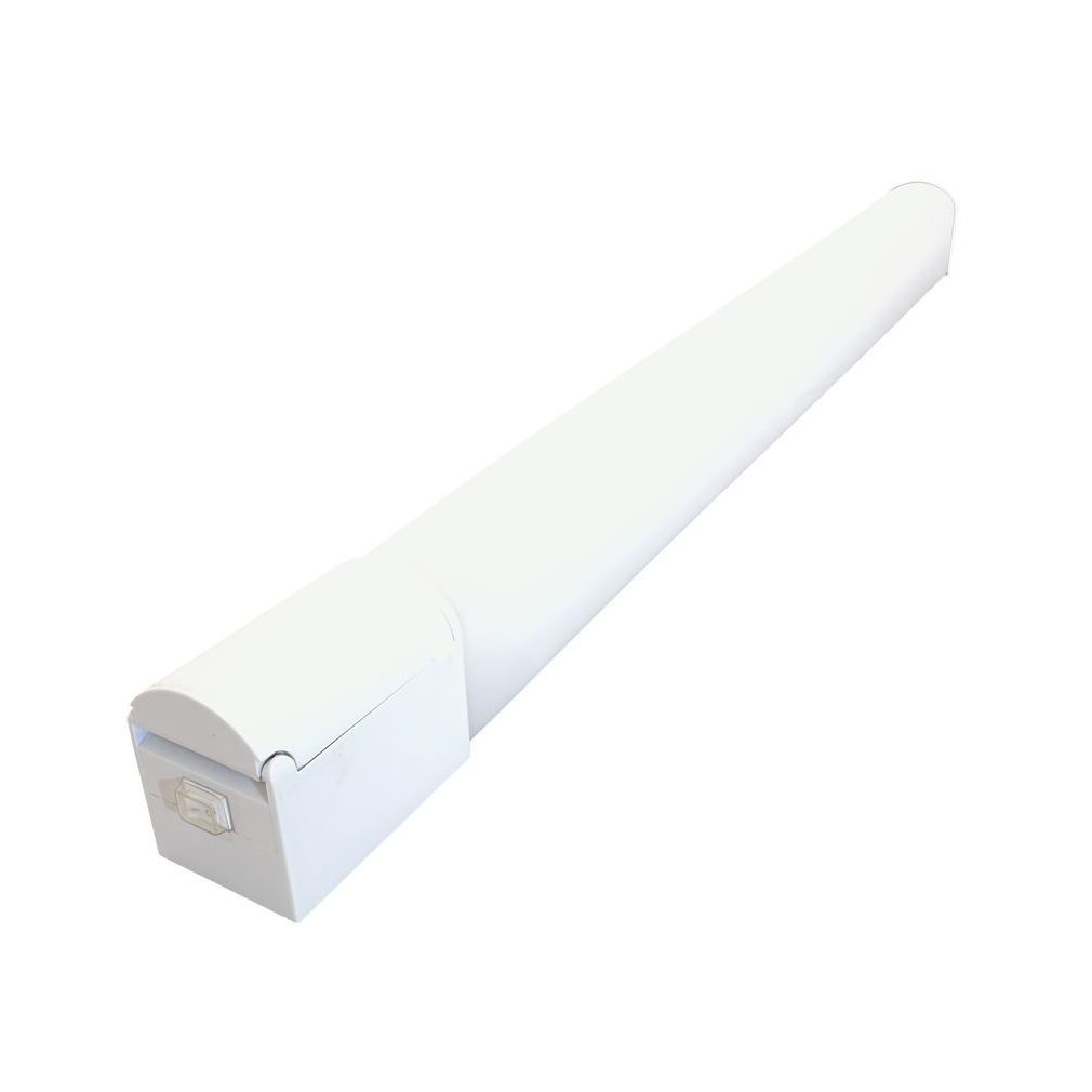 Priză integrată protejată cu LED pentru iluminat mobilier, 682 mm - Tracon TLFLEDS15NW