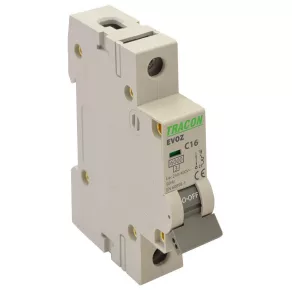 Întrerupător automat miniatural 1C 16A 6kA Tracon EVOZ1C16