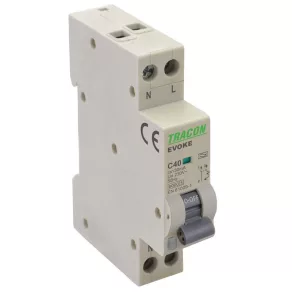   Întrerupător de protecție combinat 2C 16A 30mA 1 mod. 6kA EVOKEC1603 Tracon