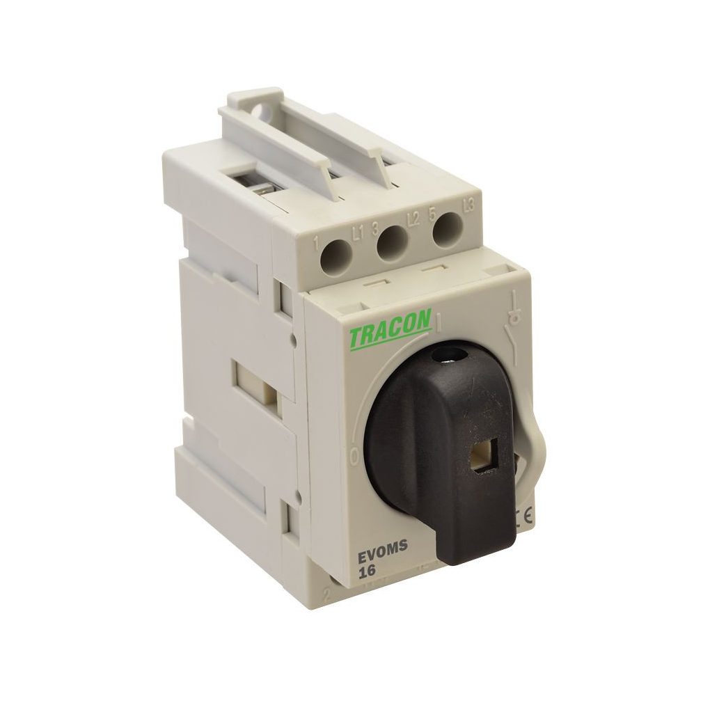 Tracon comutator secțiuni blocabil 400V, 25A, 3P, 10mm2 EVOMS25/3