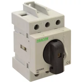   Întrerupător secțional cu blocare Tracon, 400 V, 100 A, 50 Hz, 3P, 25-50 mm², EVOMS100/3