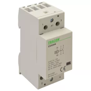   Contactor de instalare Tracon 2 moduri, 2×NO, 40 A EVOHK2-40