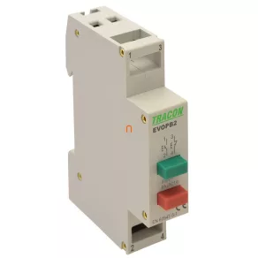   Buton modular Tracon 1NO, 1NC Ith: 16 A, AC-14, Ie: 6 A EVOPB2