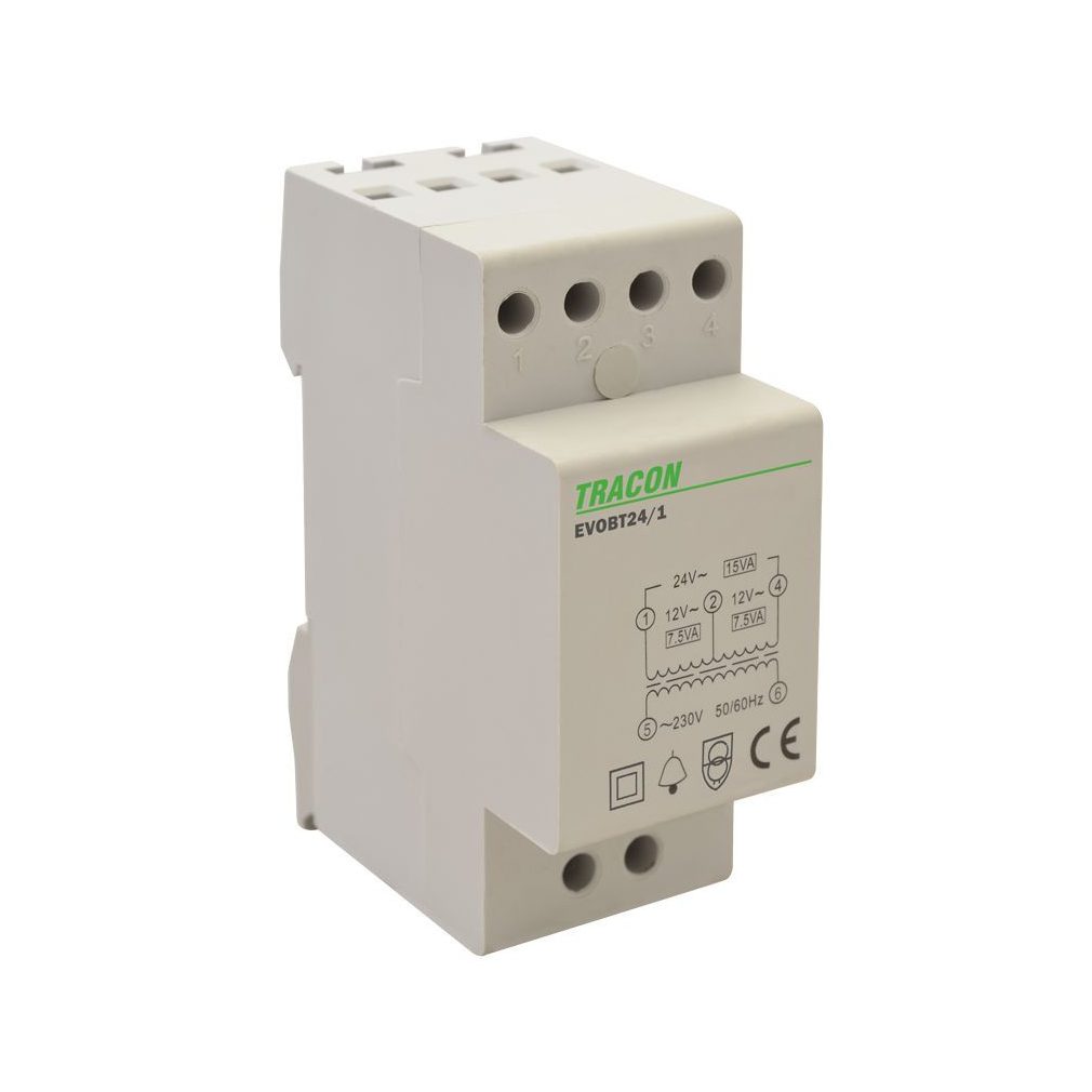 Tracon transformator de siguranță (sonerie) 230V/12-24V 15VA