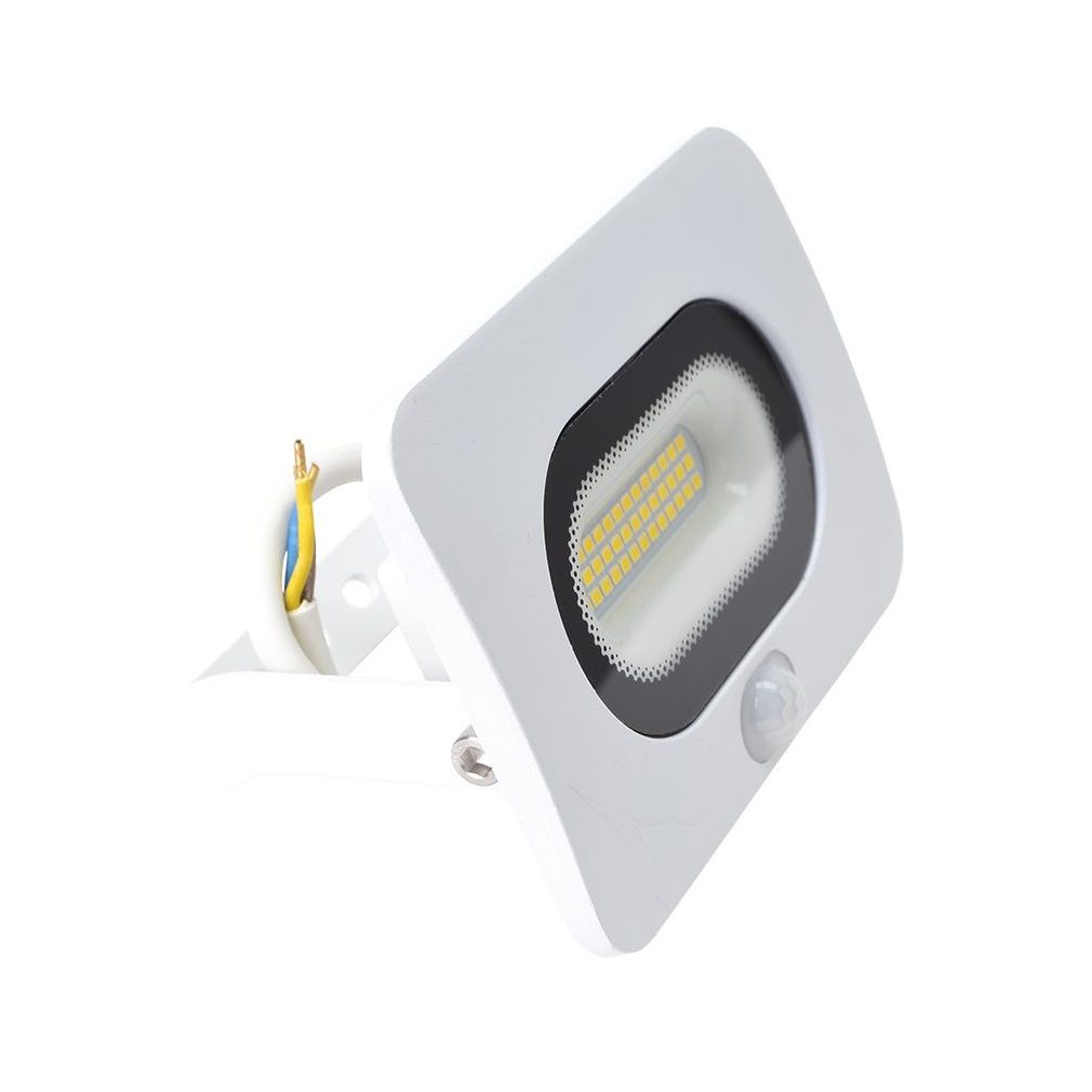 LED proiector cu senzor de mișcare, alb 20W 4000K IP65 1500lm 3-10m RLEDLFM20 - Tracon RSMDLFM20