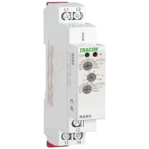   Releu de monitorizare a tensiunii pentru 1 fază CA/CC 110-240 V, NARV1 Tracon