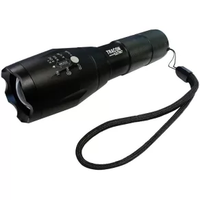   Lanternă portabilă cu LED și baterie Tracon, cu focalizare reglabilă, 5 W, 500 lm, 3 ore, 3,7 V, 1500 mAh, KL600B