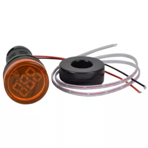   Ampermetru, indicator LED, galben 1-100 A, d=22 mm NYG3-AY Tracon