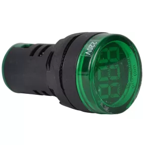   Voltmetru Tracon, indicator LED, verde 24-500 V c.a., d = 22 mm NYG3-VG