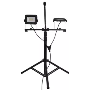   Lampă de lucru LED cu stativ 2×30W, 4000K, IP65, 2×2400lm RSMDAW230W Tracon