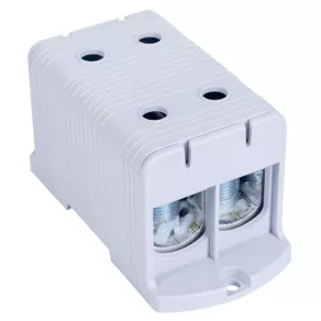   Conector de ramificație pentru circuitul principal Tracon, montabil pe suprafață, gri, 35-240 mm², 425 A, FLEAL-240/2