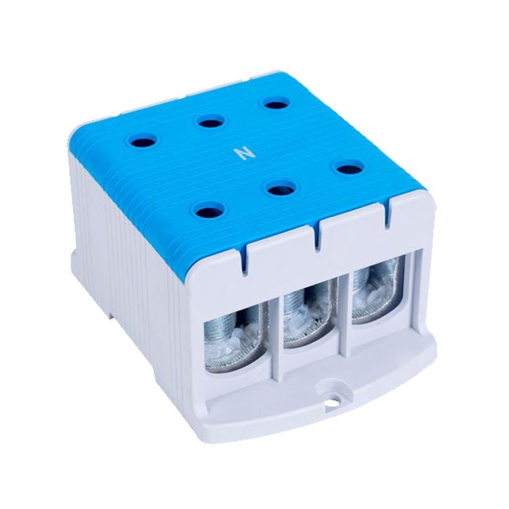 Tracon conector de derivație pentru circuit principal, montabil pe suprafață, albastru 35-240 mm2 425 A FLEAL-240/3K